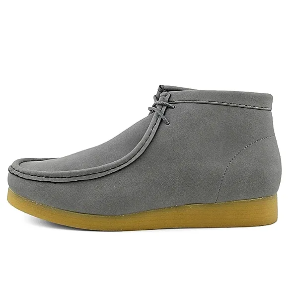 New w/Box Amali Jason 2 Men's Faux Leather/Suede Lace-Up Desert Chukka Boots