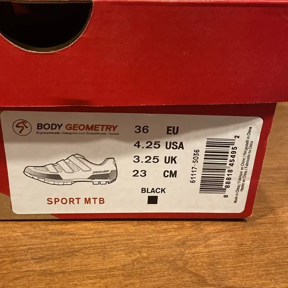 NIB body Geometry Sport bike shoes