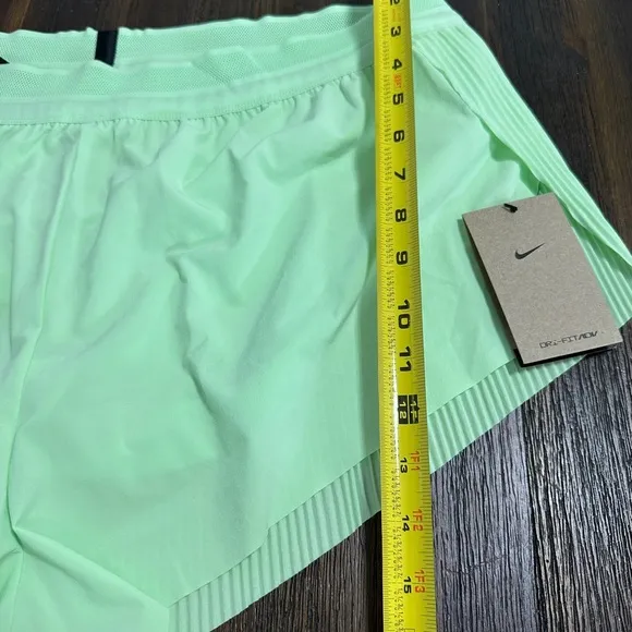Nike AeroSwift Dri-FIT ADV 3&quot; Running Shorts Green FN2328-376 Women’s Sz XXL