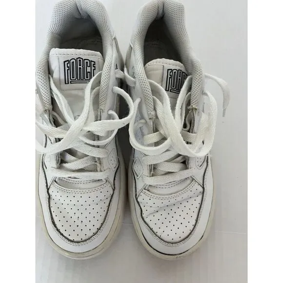 Nike AIR FORCE 1 '07 Low GS All White AF1 OG Youth 6Y Womens 8 preowned