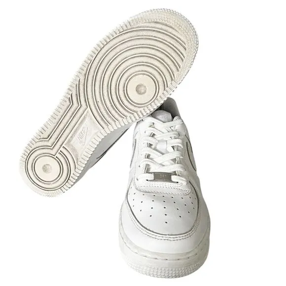 Nike Air Force 1 GS Sneakers Youth 6.5Y White/White 314192-117 Shoes 314192-117