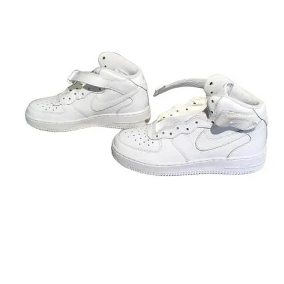Nike Air Force 1 White Sneakers Size 6.5Y - Streetwear, Classic, Sporty