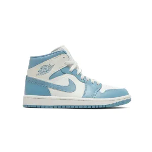 Nike Air Jordan 1 Mid University Blue 2022 W