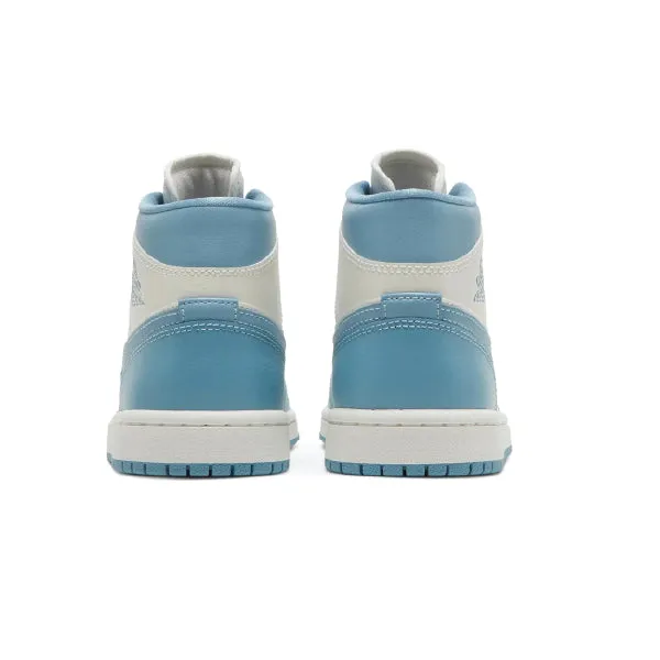 Nike Air Jordan 1 Mid University Blue 2022 W
