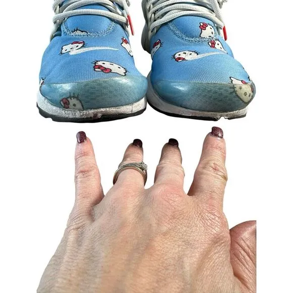 Nike Air Presto x Hello Kitty Men's Size 12‎ Shoes Blue White Sneakers #S156-10