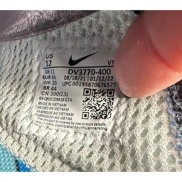 Nike Air Presto x Hello Kitty Men's Size 12‎ Shoes Blue White Sneakers #S156-10