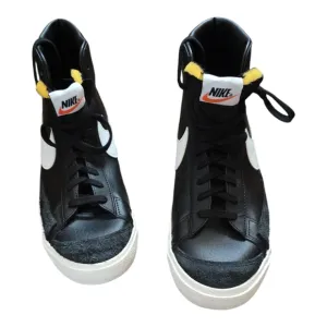 Nike Blazer Mid 77 Black Sail And White Sneakers