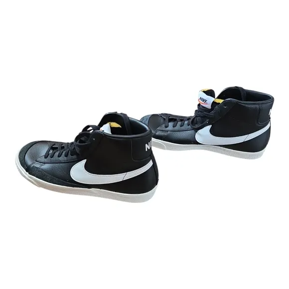 Nike Blazer Mid 77 Black Sail And White Sneakers