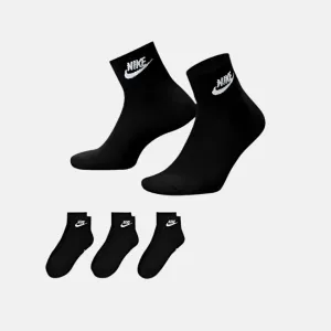 Nike Everyday Essential Ankle Socks (3 Pairs) -Black/White
