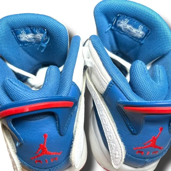 Nike GS Air Jordan 6 Rings White/True Blue 323419-140 SIZE:6Y/ W6.5/7