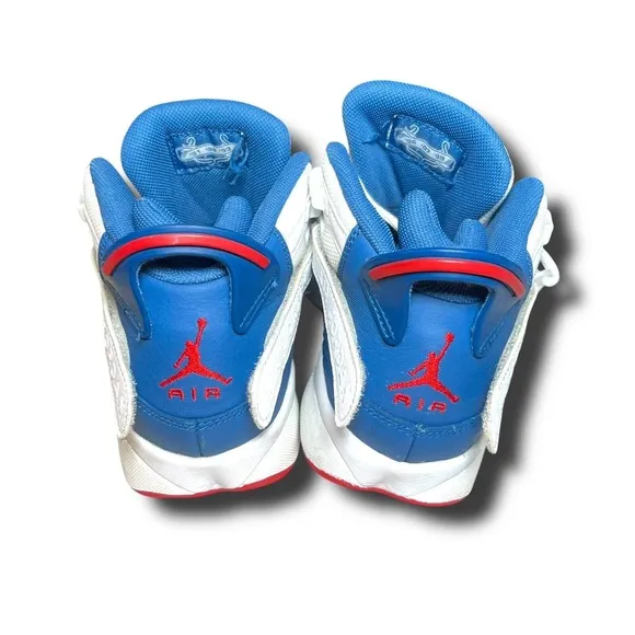 Nike GS Air Jordan 6 Rings White/True Blue 323419-140 SIZE:6Y/ W6.5/7