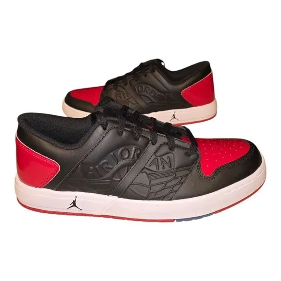 Nike Jordan Nu Retro 1 Low Shoes Varsity Red, Black DV5141-006 Men's Size's New