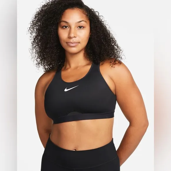 NIKE Swoosh High-Support Non-Padded Adjustable Sports Bra