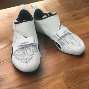 Nike White &amp; Black SuperRep Cycle Sneaker SIZE 7 Cycling No Box