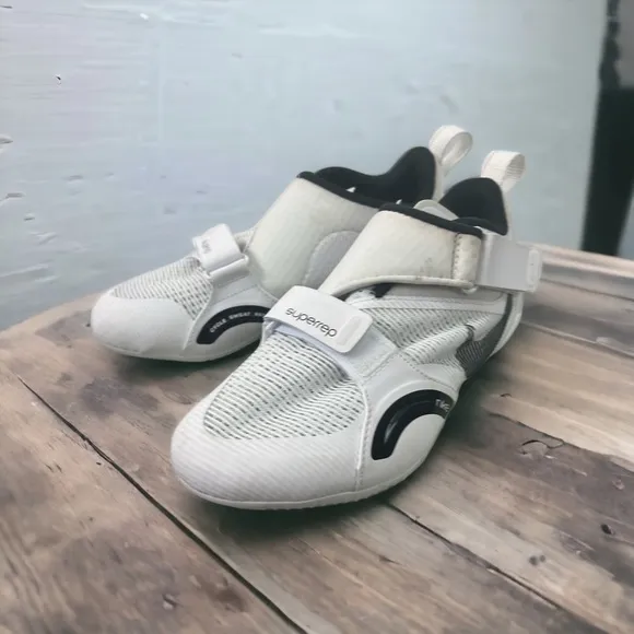 Nike White &amp; Black SuperRep Cycle Sneaker SIZE 7 Cycling No Box