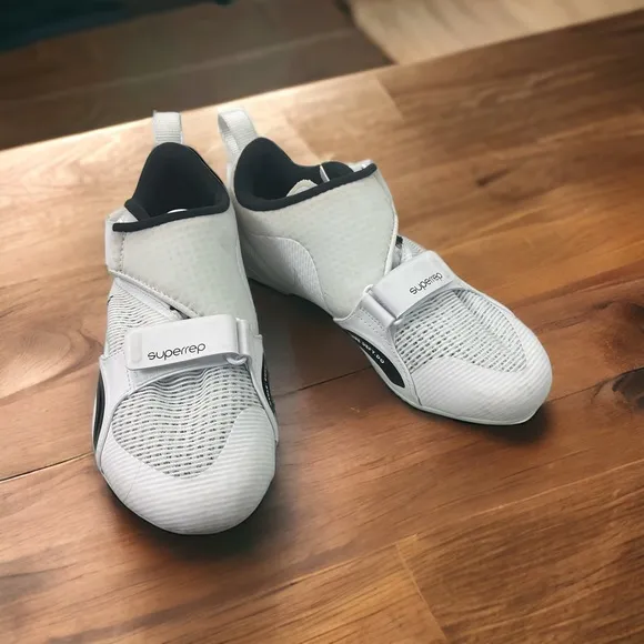 Nike White &amp; Black SuperRep Cycle Sneaker SIZE 7 Cycling No Box