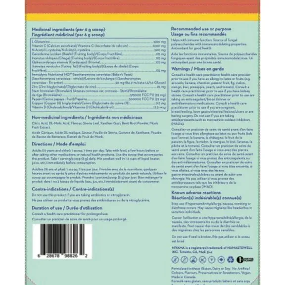 Niyama Immune Warrior Orange Pineapple Powder