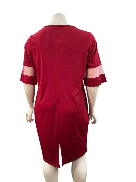 No Brand Red Dress Size 4XL