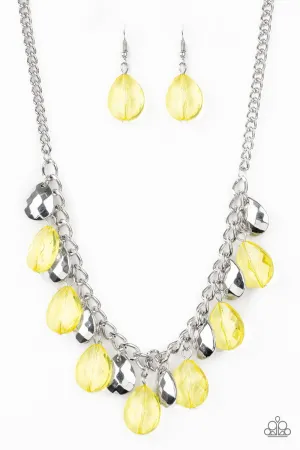 No Tears Left To Cry Yellow Necklace