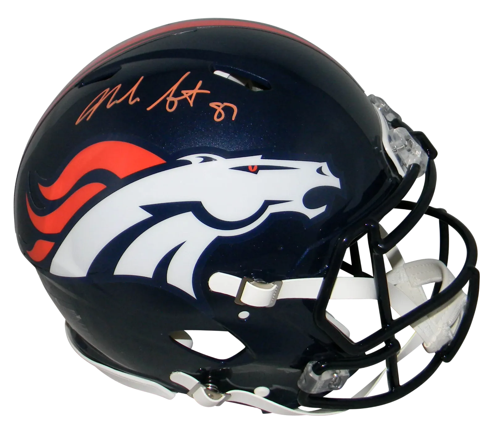 NOAH FANT AUTOGRAPHED DENVER BRONCOS FULL SIZE SPEED AUTHENTIC HELMET BECKETT
