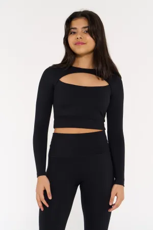 Noir Black Lolly Crop