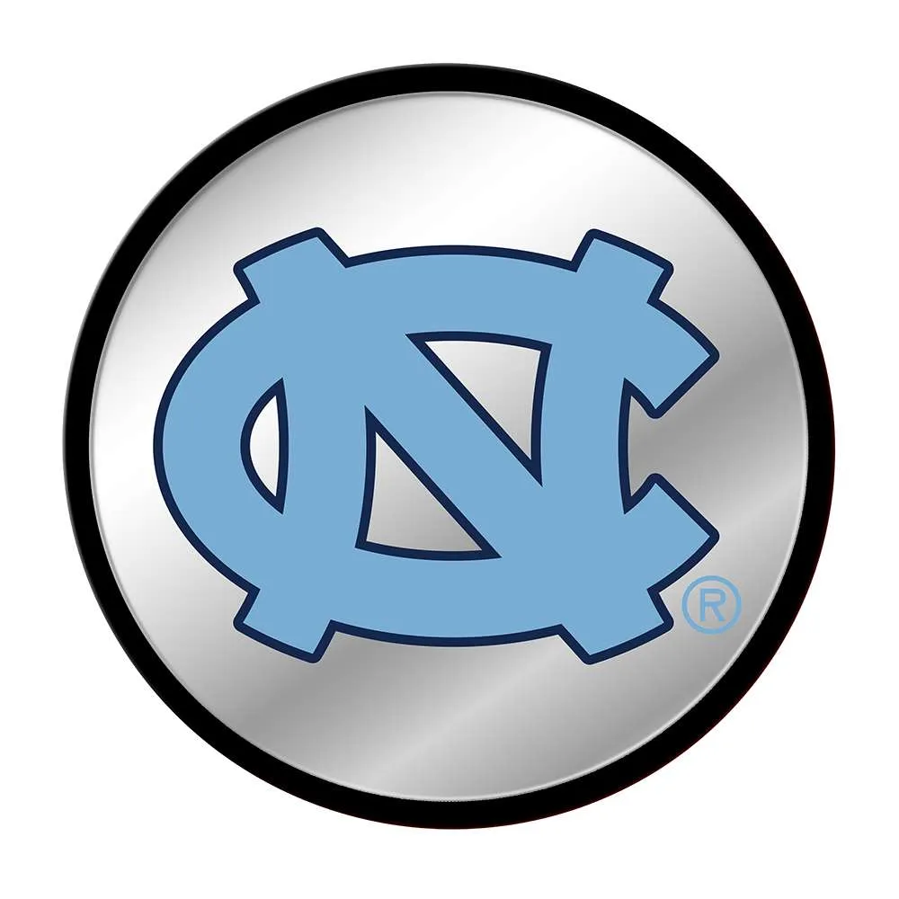 North Carolina Tar Heels: Modern Disc Mirrored Wall Sign