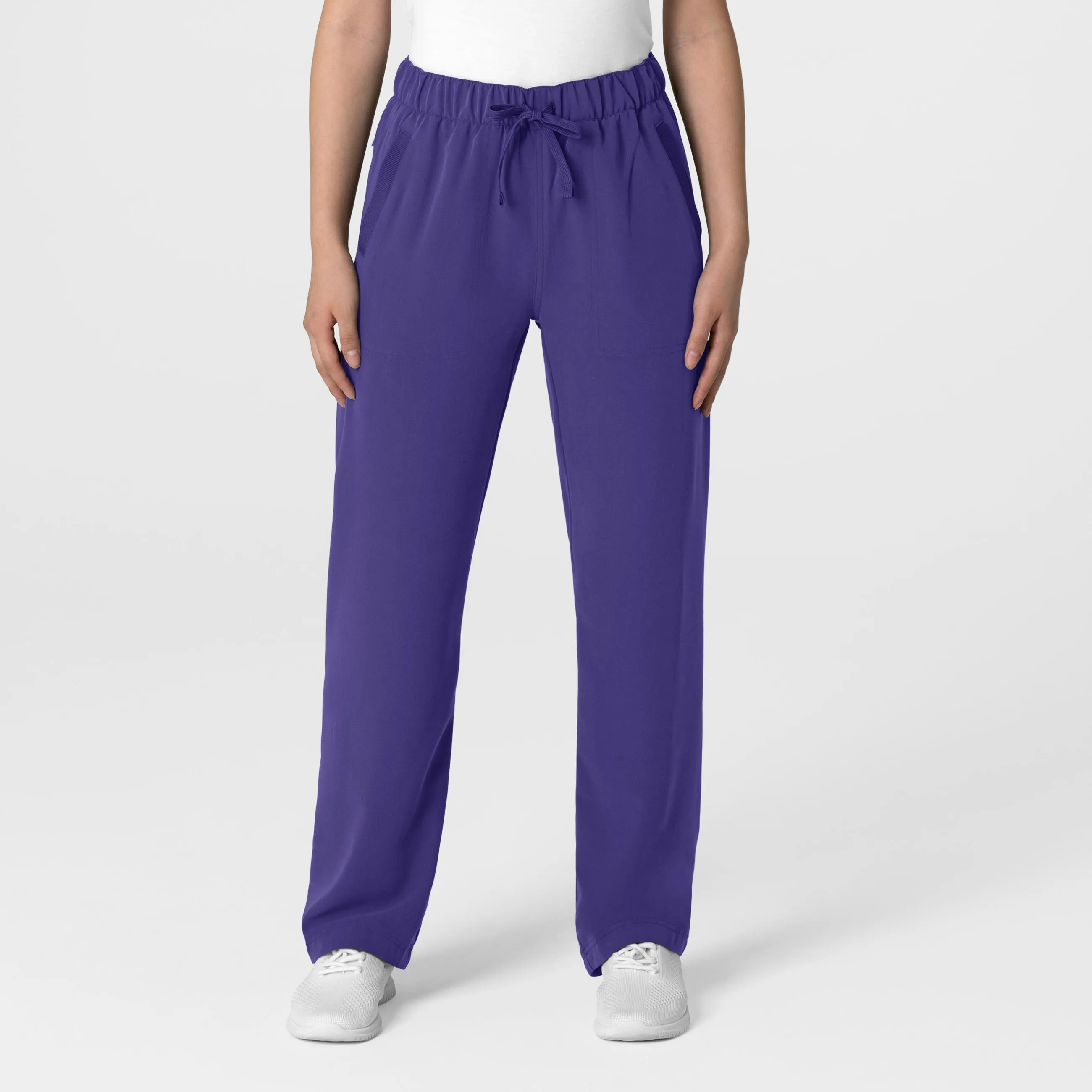 Nova 5232 Stovepipe High-Low Hem Scrub Pants Grape