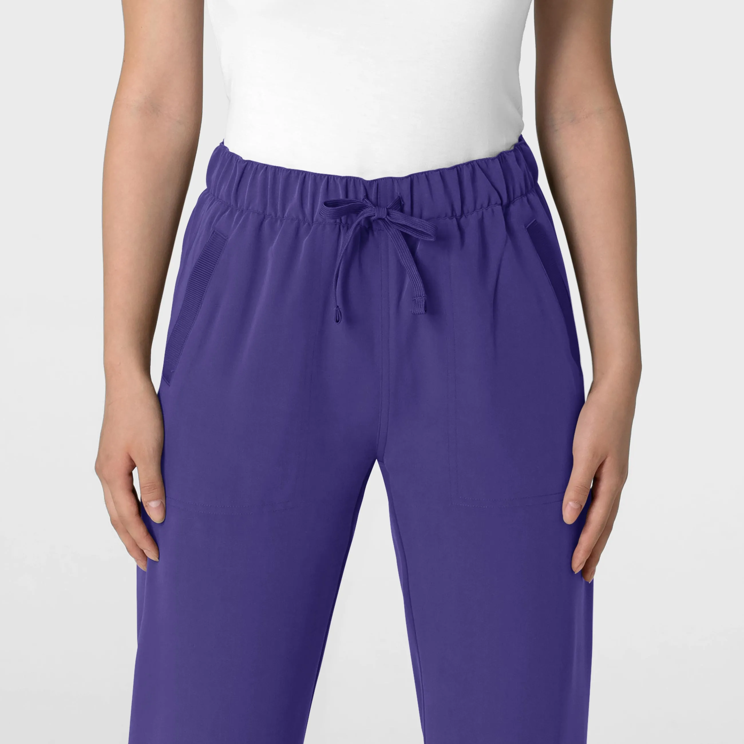 Nova 5232 Stovepipe High-Low Hem Scrub Pants Grape