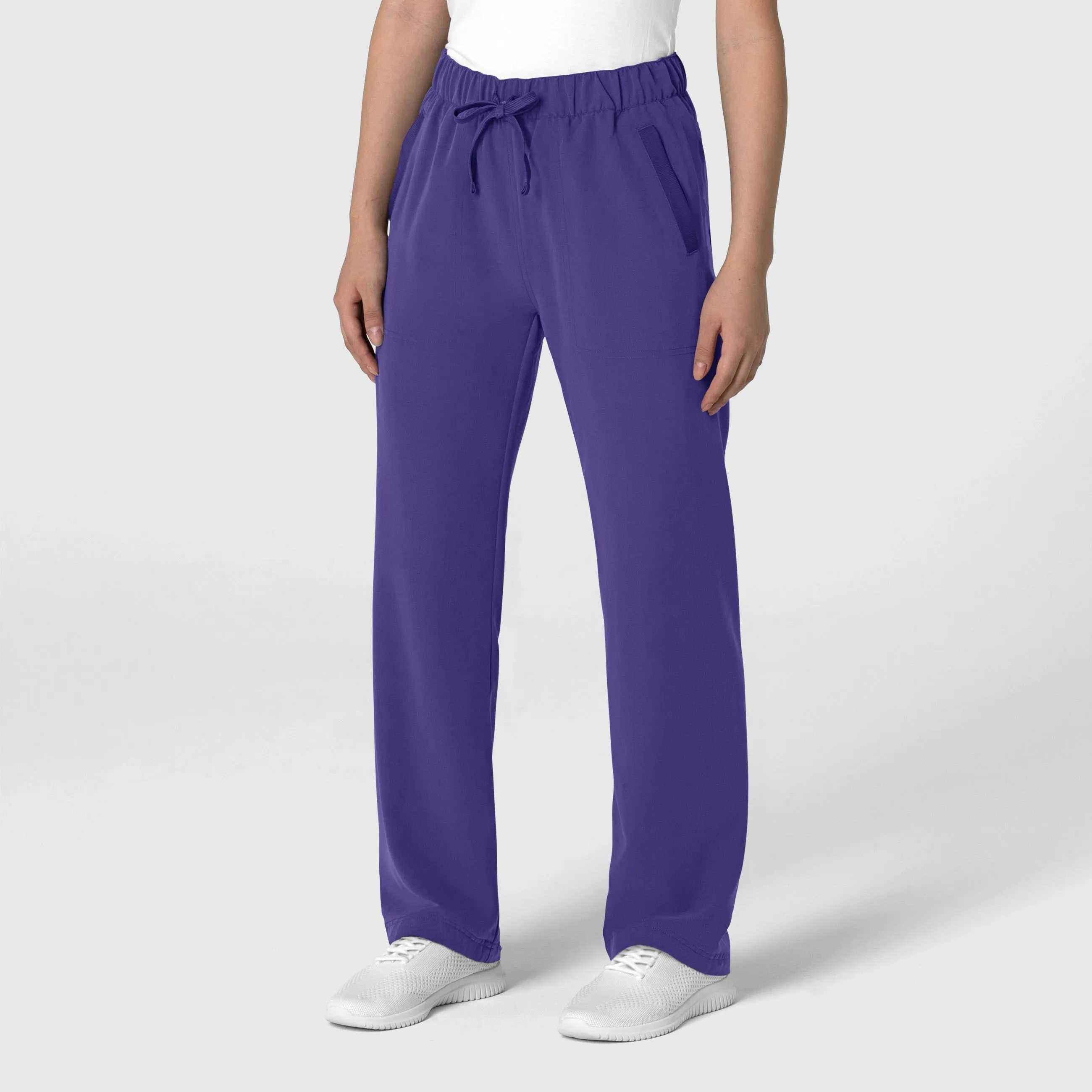 Nova 5232 Stovepipe High-Low Hem Scrub Pants Grape