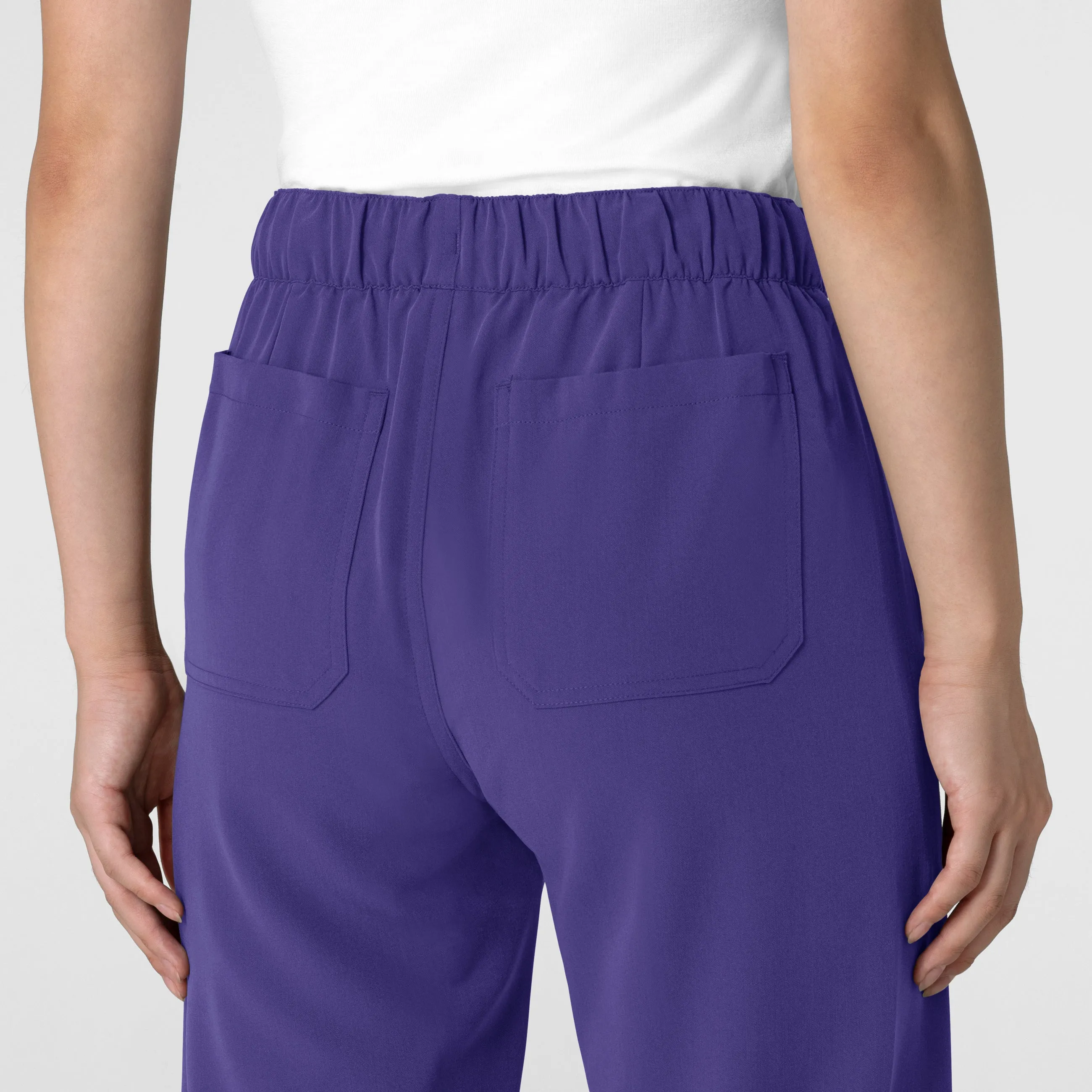 Nova 5232 Stovepipe High-Low Hem Scrub Pants Grape