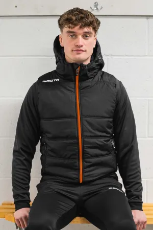 Nova Padded Jacket Black/Orange