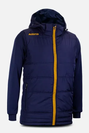 Nova Padded Jacket Navy/Amber Option 2