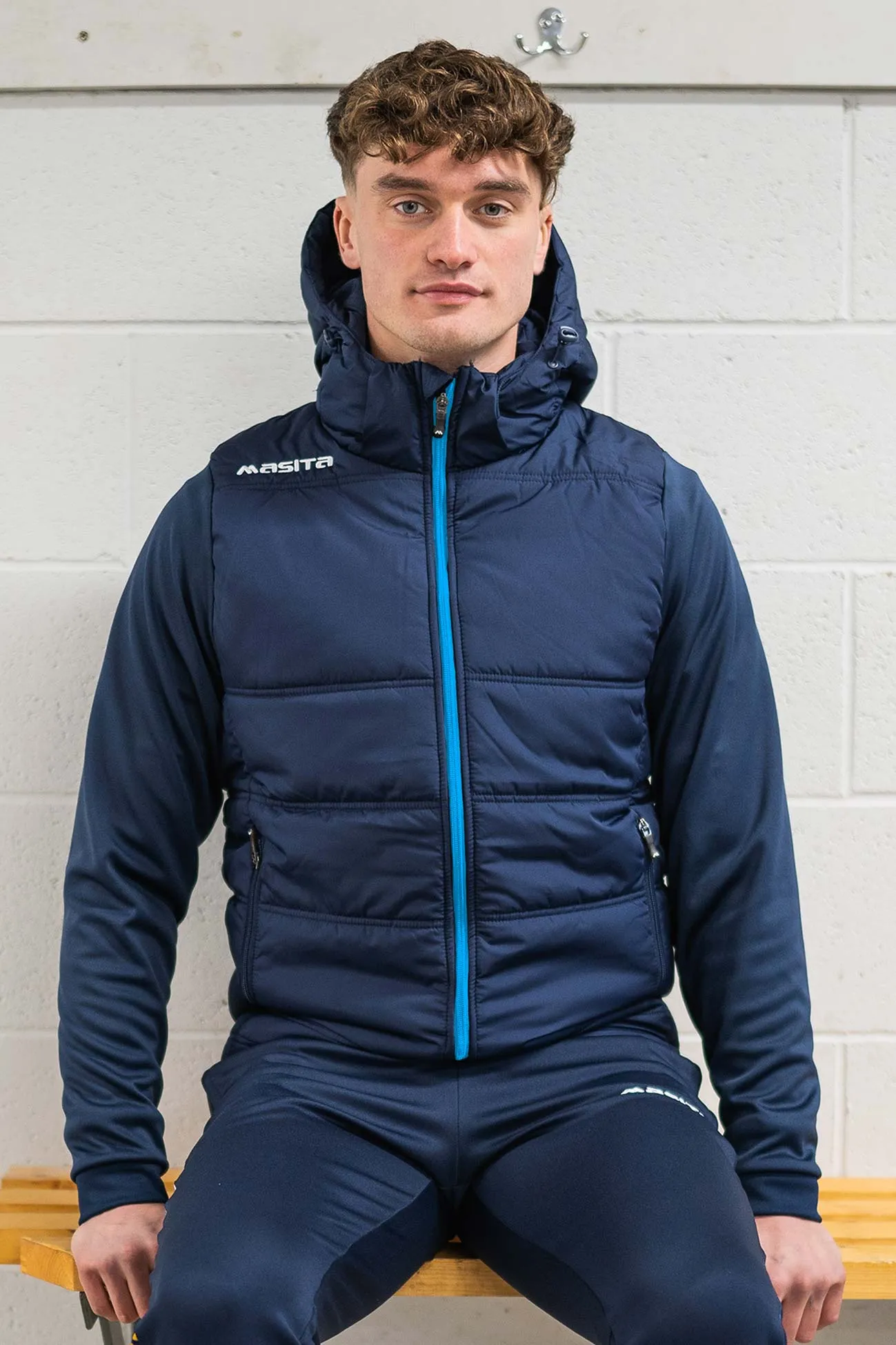 Nova Padded Jacket Navy/Sky