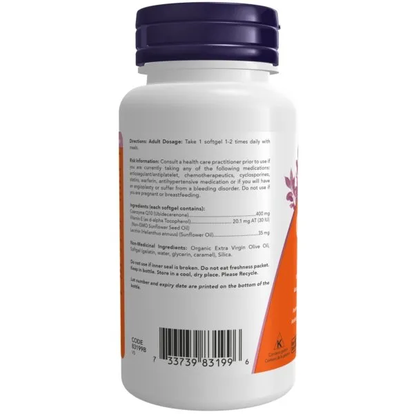 NOW CoQ10 400mg 30 Gels