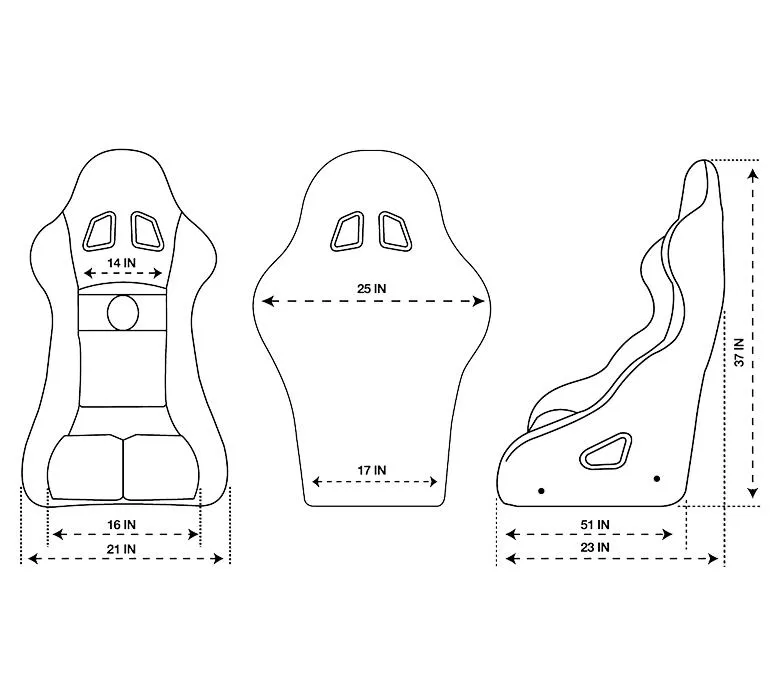 NRG FIA Competition Seat FRP-RS500