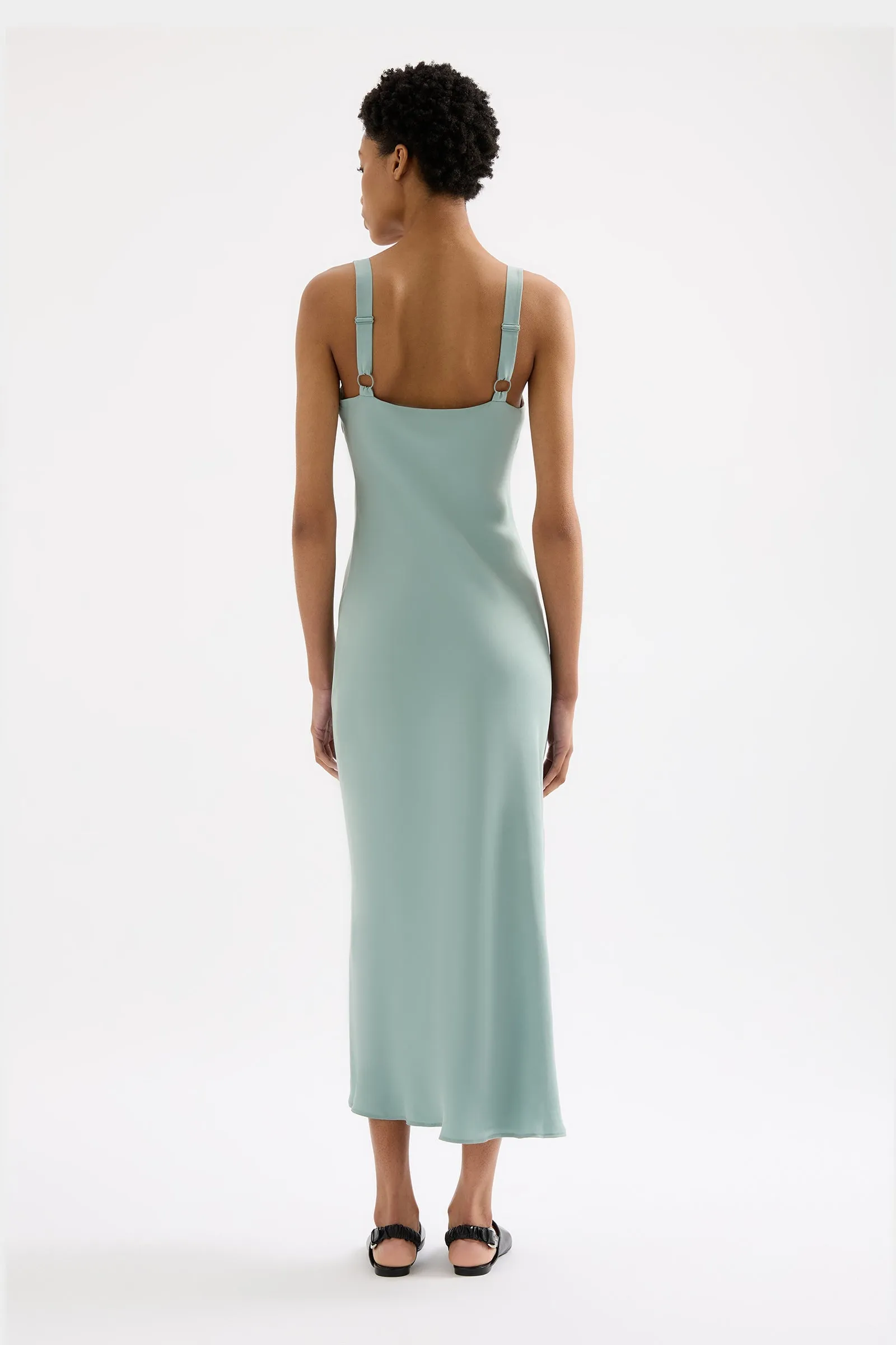 Nude Lucy Ren Cupro Slip Dress - Capri