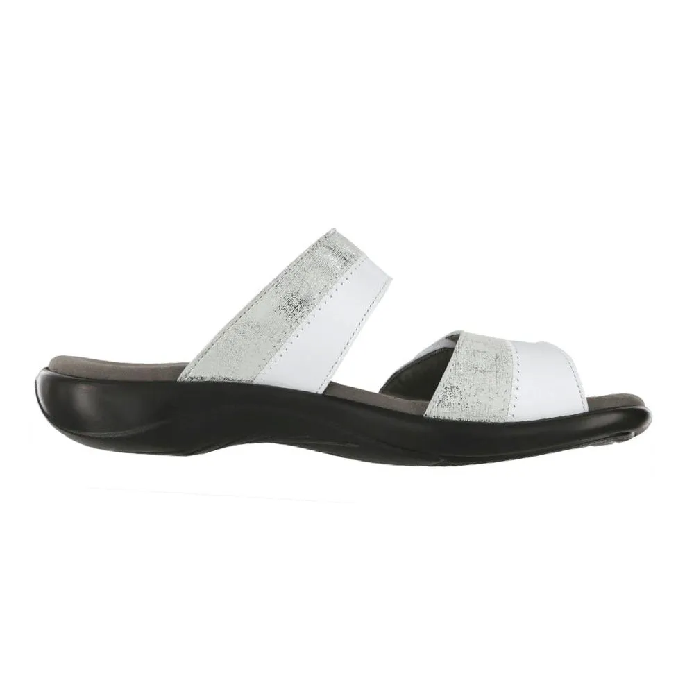 Nudu Slide (White/Silver)