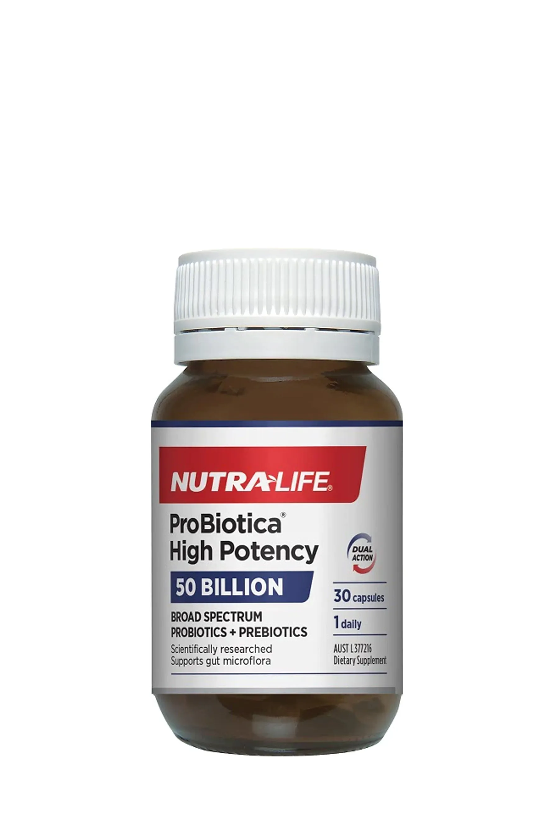 NUTRALIFE Probiotica High Potency 50 Billion 30 Billion 30 Capsules