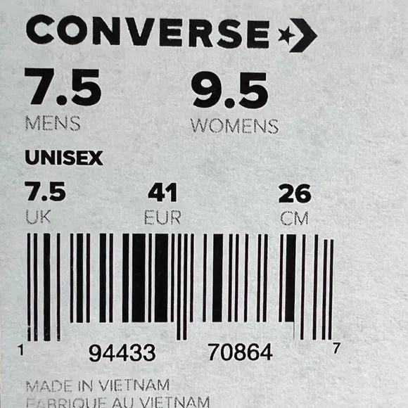 NWT Converse Come Tees x Chuck 70 High 'Star Light Path' Women’s Shoes