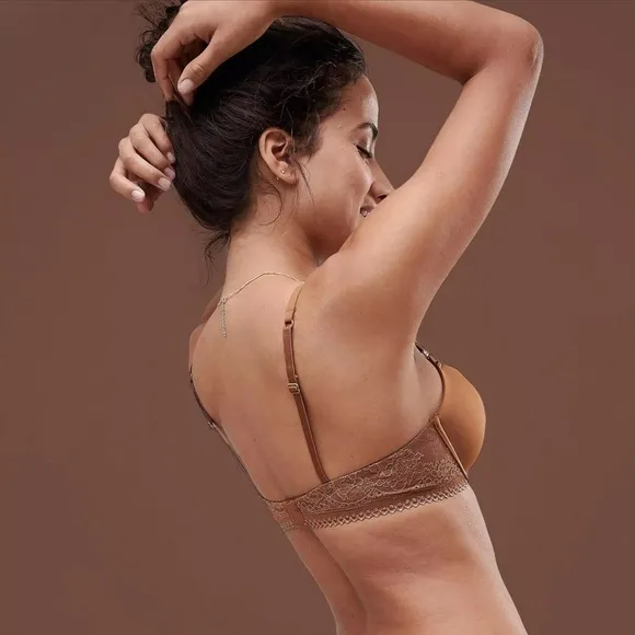 NWT Dorina Tone-On-Tone Isabelle Nude Underwire T-Shirt Bra in Medium Size 40C