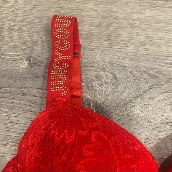 NWT Juicy Couture Red Sexy Christmas Lace Bodysuit Lingerie