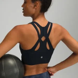 NWT Lululemon Stash It Bra, Black, Size 6