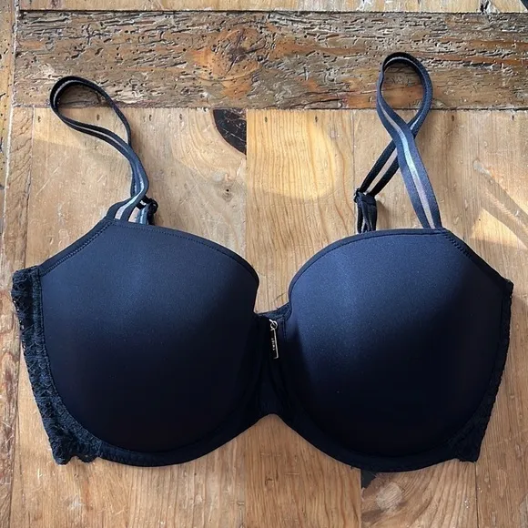 NWT PrimaDonna Twist East End Padded Balcony Bra Black Size US 34G UK 34F