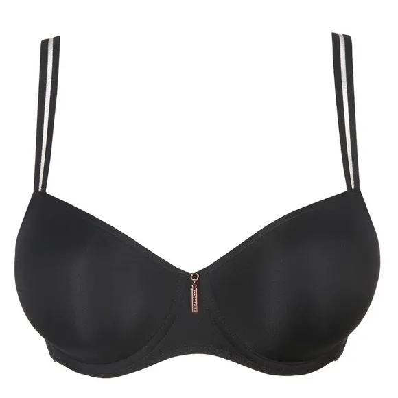 NWT PrimaDonna Twist East End Padded Balcony Bra Black Size US 34G UK 34F