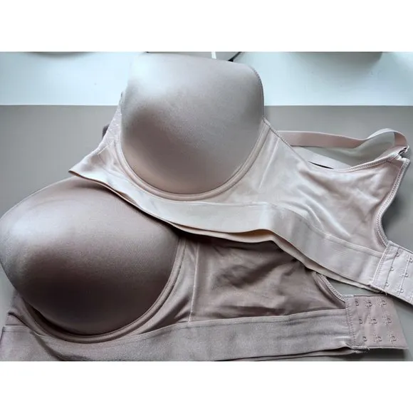 NWT - Set of 2 Bras - Bali DF3456 One Smooth U Bounce Control Underwire, 40DD