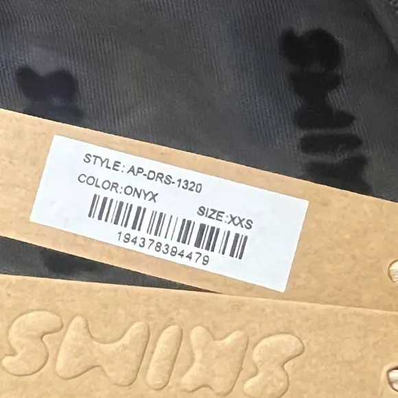 NWT! SKIMS After Hours Slip Dress ONYX Black / XX-Small