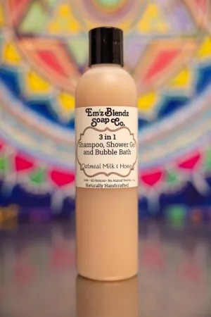 Oatmeal Milk & Honey 3-in-1 Shampoo, Bubble Bath & Shower Gel | Luxurious & Soothing