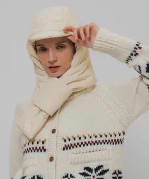 OBER Golf Padded Muffler Balaclava - Ivory