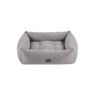 Olliix - 4-Sided Bolstered Dog Bed, Grey