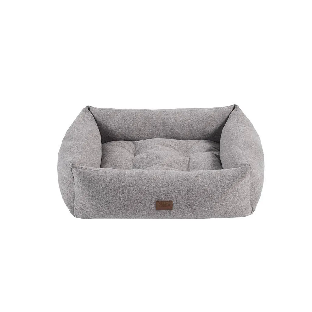 Olliix - 4-Sided Bolstered Dog Bed, Grey